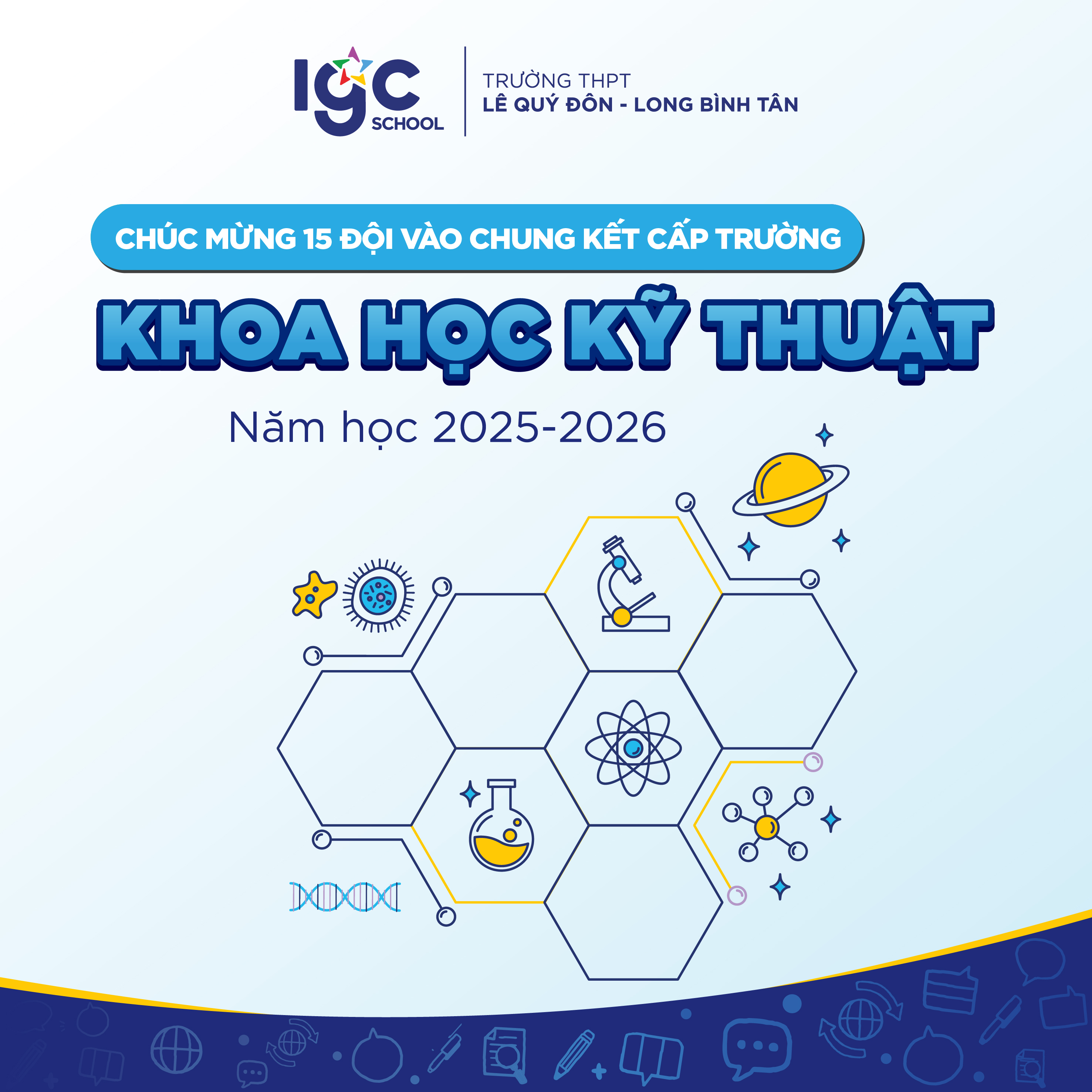 KHƠI NGUỒN SÁNG TẠO - NUÔI DƯỠNG TRI THỨC TẠI CUỘC THI KHOA HỌC KĨ THUẬT CẤP TRƯỜNG!